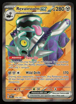 Revavroom ex 216/197 Ultra Rare Obsidian Flames Pokemon Card - Image 1