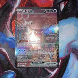 Mew ex SVP 053 Pokemon TCG Scarlet Violet 151 Black Star Promo Full Art Card - Image 2
