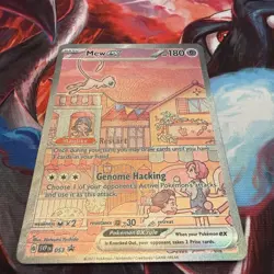 Mew ex SVP 053 Pokemon TCG Scarlet Violet 151 Black Star Promo Full Art Card - Image 3