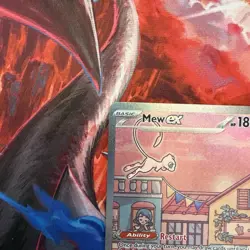 Mew ex SVP 053 Pokemon TCG Scarlet Violet 151 Black Star Promo Full Art Card - Image 5
