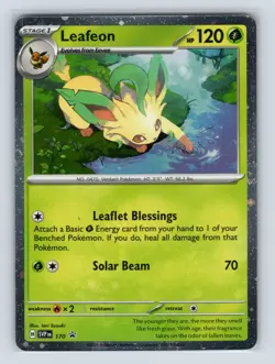 Leafeon - (Cosmos Holo) Promo SV: Scarlet & Violet Promo Cards 170 NM - Image 1