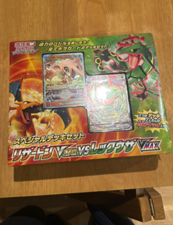 Pokemon Card Game Special Deck Set Charizard VSTAR VS Rayquaza VMAX Japanese - Image 1