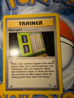 Card-Flip Game German Pokemon Neo Genesis #92 2000 LP - Image 1
