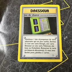 Card-Flip Game (Jeu de chance) - French WOTC Neo Genesis 92/111 Pokemon - Image 1