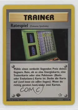 Card-Flip Game German 1st Ed. Pokemon Neo Genesis #92 2000 - Image 1
