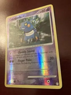 Croagunk 78/123 Mysterious Treasures Reverse Holo Pokemon TCG Card - Image 2