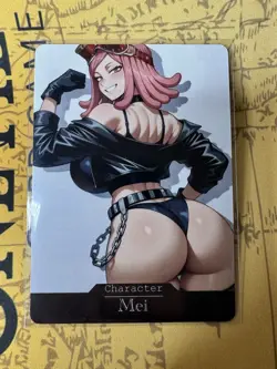Mei My Hero Academia Hentai Anime Doujin Waifu ACG Custom Card - Image 1