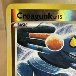 Pokemon TCG Croagunk Holo Arceus Card 61/99 Tomokazu Komiya Platinum - Image 2