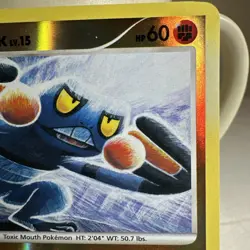 Pokemon TCG Croagunk Holo Arceus Card 61/99 Tomokazu Komiya Platinum - Image 3