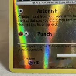 Pokemon TCG Croagunk Holo Arceus Card 61/99 Tomokazu Komiya Platinum - Image 5