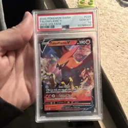 Pokemon Talonflame V 029/185 Vivid Voltage Ultra Rare Holo PSA 10 2020 Card - Image 1