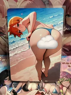 Matte Beautiful Waifu Handmade Card Goddess Story CCG Anime Double Sided - Image 1