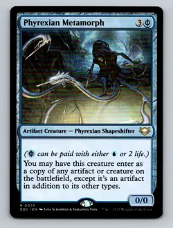 Phyrexian Metamorph Normal R Commander: Edge of Eternities 75 NM - Image 1