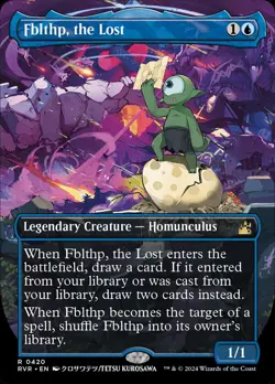 Fblthp, the Lost Borderless Regular - Ravnica Remastered MTG-NM - Image 1