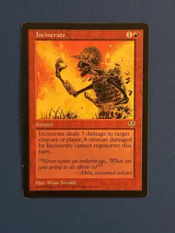 MTG · Incinerate · Magic the Gathering — Mirage - Image 1