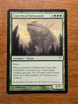 MTG Avacyn Restored - Craterhoof Behemoth - AVR 172 - Regular LP - Image 1