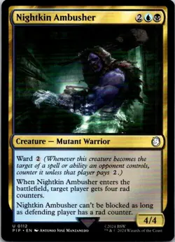 Magic the Gathering Nightkin Ambusher Fallout Commander MTG Free Shipping! - Image 1