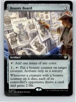 Magic the Gathering HP Extended Bounty Board Outlaws Thunder Junction Commander - Image 1