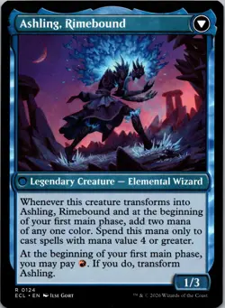 ASHLING, REKINDLED ASHLING, RIMEBOUND mtg NM-M Lorwyn Eclipsed Rare - Image 2
