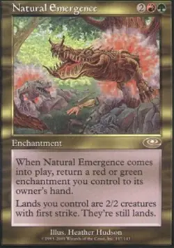1x Natural Emergence - Foil Light Play MTG Magic - Kid Icarus - - Image 1