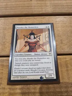 MASAKO THE HUMORLESS - Champions of Kamigawa - MTG - Magic the Gathering Card NM - Image 3