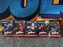 SDCC 2025 Magic The Gathering x Spider-Man Complete Welcome Deck Set (5) - Image 1