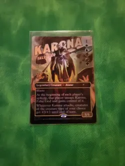 Karona, False God 1624 Rainbow Foil Secret Lair MTG NM - Image 1
