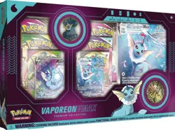 Pokemon Vaporeon VMAX Premium Collection Box – Vaporeon V & VMAX Promo – Sealed - Image 1