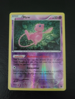 Mew (29/124) - Fates Collide Reverse Holo, Holo Rare - Pokemon Card - Image 1