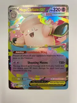 Mega Clefable EX 031/088 Perfect Order Holo Rare Pokemon Card NM - Image 1