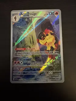 Pokemon TCG Armarouge Scarlet & Violet Holo Illustration Rare 203/198 Nm - Image 1