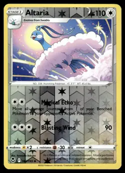 2022 Sword & Shield - Silver Tempest Reverse Foil Altaria Stage 1/Uncommon #143 - Image 1