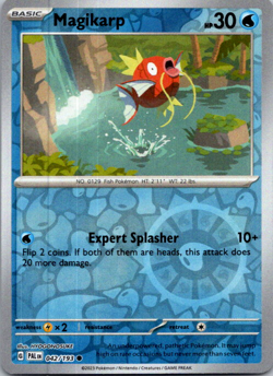 Pokemon TCG Magikarp Scarlet & Violet - Paldea Evolved 042/193 Reverse Holo... - Image 1