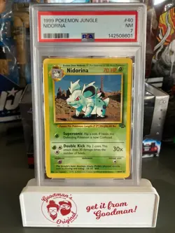 1999 Pokemon Jungle - NIDORINA #40 - PSA 7 - Near Mint: Fresh Grade! - Image 1