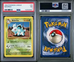 1999 Pokemon Jungle - NIDORINA #40 - PSA 7 - Near Mint: Fresh Grade! - Image 5