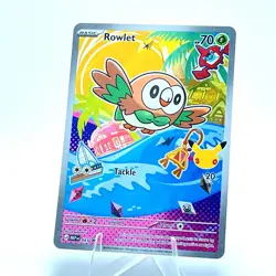 Rowlet 043 First Partners Promo 30th Anniversary Pokemon TCG NM/M A - Image 1