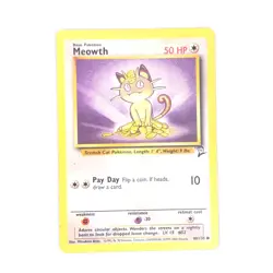 Meowth 080/130 Pokemon Base Set 2 Common NM - Image 1