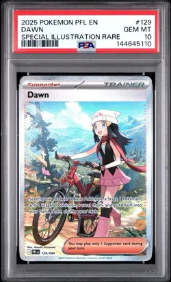 Pokemon TCG Dawn 129/094 Special Illustration Rare Phantasmal Flames PSA 10 - Image 1