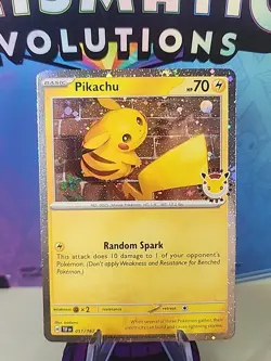 Pikachu 51/162 Stamped 2026 Pokemon Day 30th Anniversary Promo TCG - Image 1
