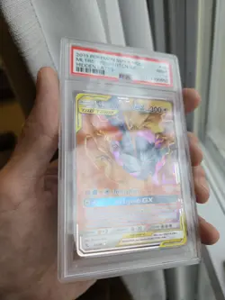 PSA 9 2019 POKEMON SUN & MOON HIDDEN FATES #44 MOLTRES & ZAPDOS & ARTICUNO GX! - Image 2