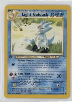 Light Golduck 1st Ed. Pokemon Neo Destiny #47 2002 - Image 1