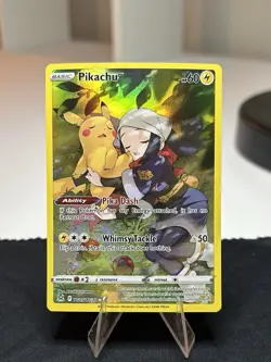Pikachu TG05/TG30 Ultra Rare Trainer Gallery Pokemon TCG SWSH Lost Origin NM - Image 1
