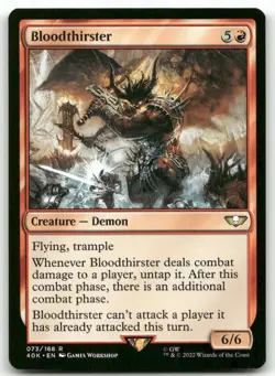 Bloodthirster #73 MTG Warhammer NM X1 - Image 1