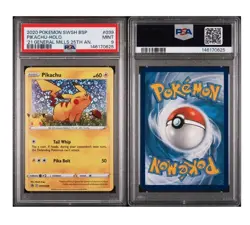 Pikachu SWSH039 25th Anniversary Promo General Mills English Pokemon PSA 9 Mint - Image 3