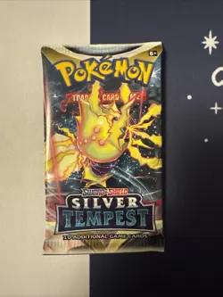 Pokemon TCG Silver Tempest Factory Sealed Booster Pack - Image 1