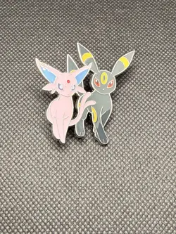 Pokemon Tcg Prismatic- Umbreon Espeon Figure, Pin And Sleeves Accessories Bundle - Image 4
