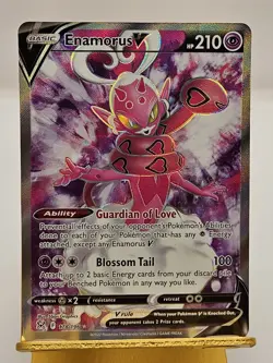 Pokemon TCG SWSH11: Lost Origin #178/196 Enamorus V (Full Art) NM - Image 1