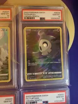 Pokemon Crown Zenith Gallarian Gallery GG26-GG34 PSA 10 Complete Set - Image 4