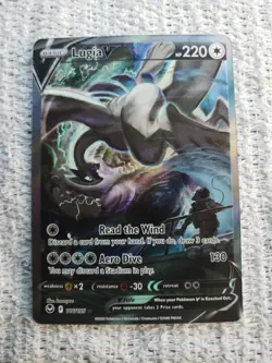 Lugia V #186/195 Alt. Art 💎 Silver Tempest Ultra Rare Holo Pokemon TCG NM - Image 1