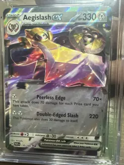 Pokemon 2023 Aegislash EX Paradox Rift 135/182 CGC Graded Mint+ 9.5 - Image 5